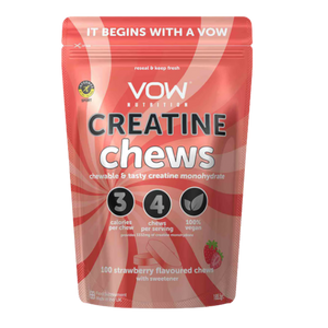 Vow Nutrition Strawberry Creatine Chews (100 chews) [Best Before: 30/04/2026]