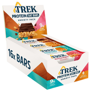Trek Protein Flapjack Variety Pack 50g - Case of 16 [Best Before: 13/03/2026]