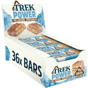 Trek Power High Protein Millionaire Shortbread bar 44g - Case of 36 [Best Before: 08/04/2026]