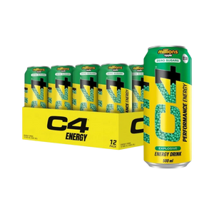 C4 Performance Energy Millions Apple Energy Drink 500ml - Case of 12