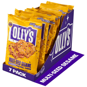 Olly's Multi-Seed Sesame Pretzel Thins 140g - Case of 7