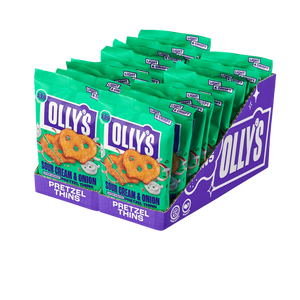 Olly's Sour Cream Pretzel Thins 35g - Case of 20 [Best Before: 07/04/2026]