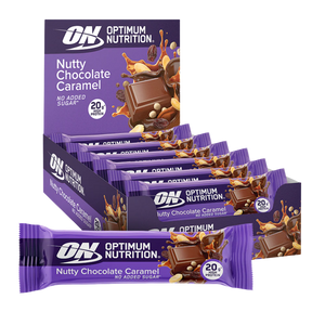 Optimum Nutrition Nutty Chocolate Caramel Protein bar 70g - Case of 10