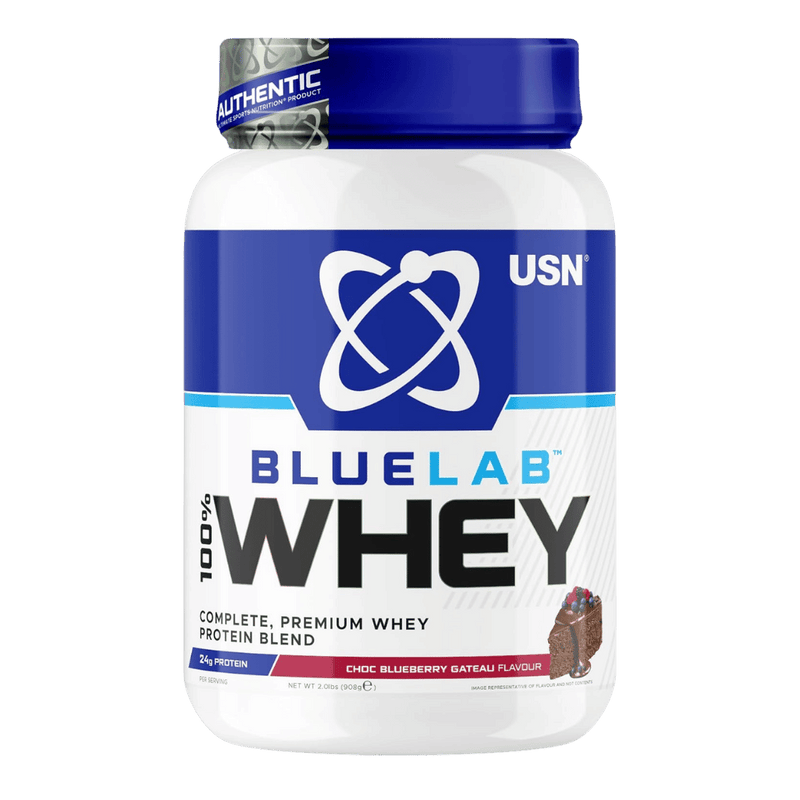 USN Blue Lab Whey Chocolate Blueberry Gateau 908g [Best Before: 01/04/2026]