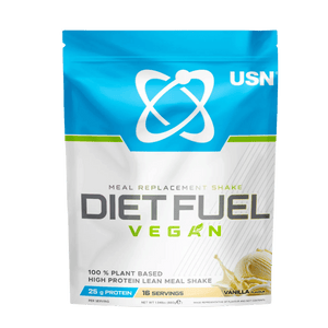 USN Diet Fuel Vegan Vanilla High Protein Meal Replacement Powder 880g [Best Before: 01/01/2026]