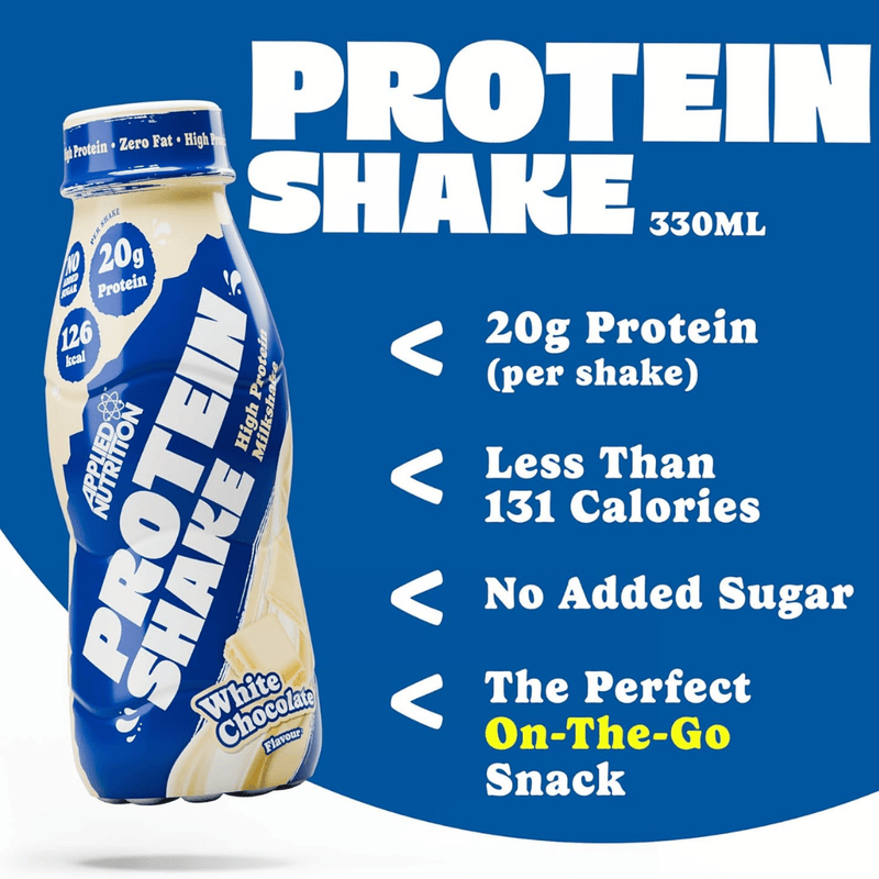 Applied Nutrition High Protein (20g protein) Shake White Chocolate 330ml - Case of 8