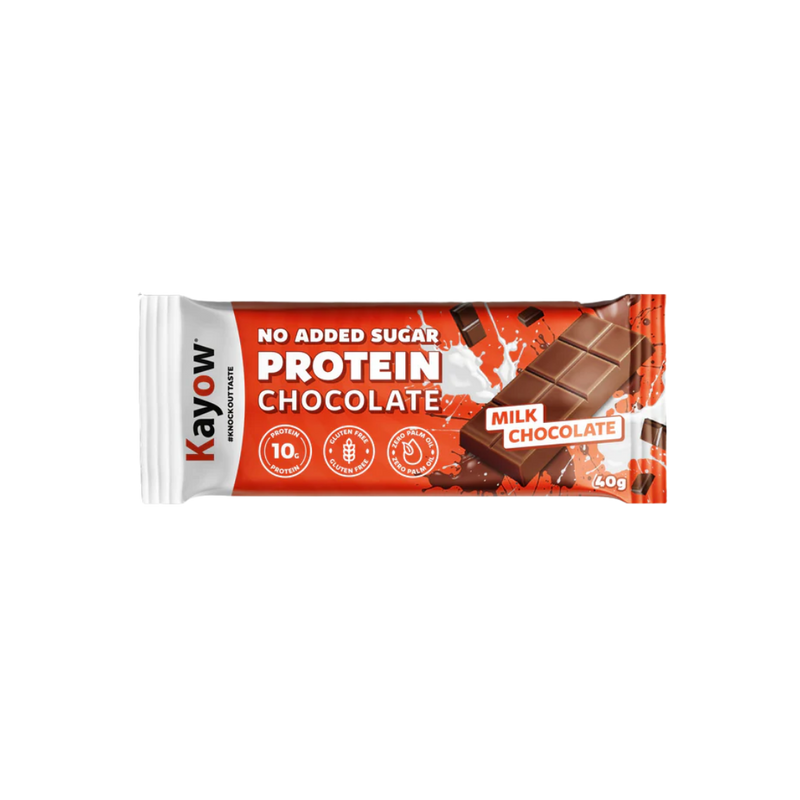 Kayow High Protein Milk Chocolate 40g - Case of 12