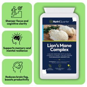NutriQuarter Lion's Mane Complex (120 Capsules)