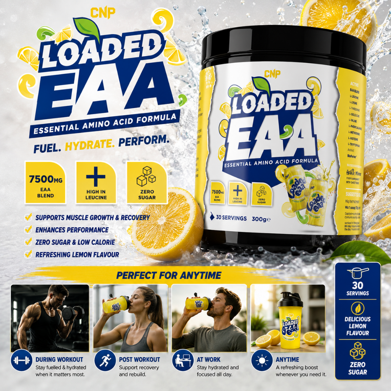 CNP Loaded EAA Fantasy Lemon 300g (30 servings) [Best Before: 01/08/2026]