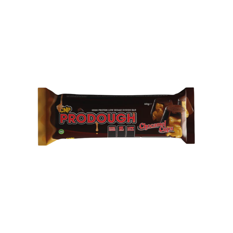 CNP ProDough Chocamel Cups Protein bar 60g - Case of 12 [Best Before Date: 18/07/2025]