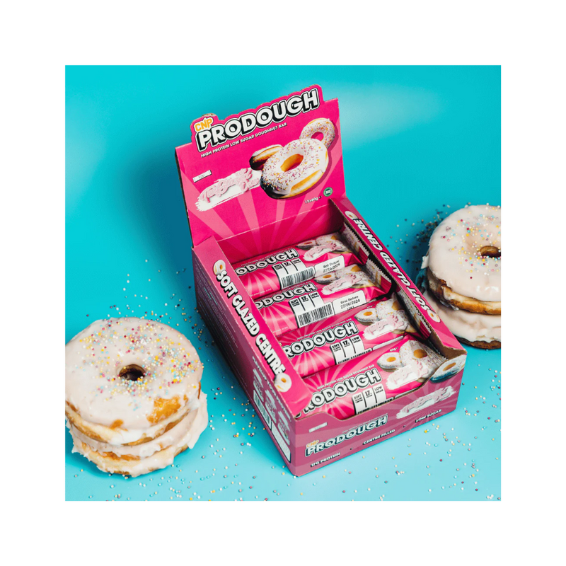 CNP ProDough The Glazed One Protein bar 60g - Case of 12 [Best Before: 04/06/2025]