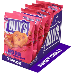 Olly's Sweet Chilli Pretzel Thins 140g - Case of 7