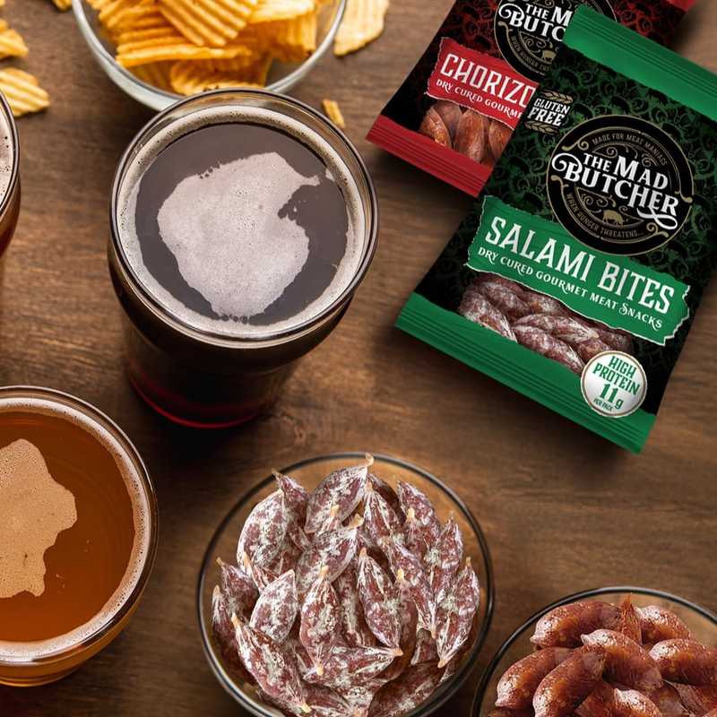 The Mad Butcher Salami Bites 40g - Case of 12 [Best Before: 01/05/2026]