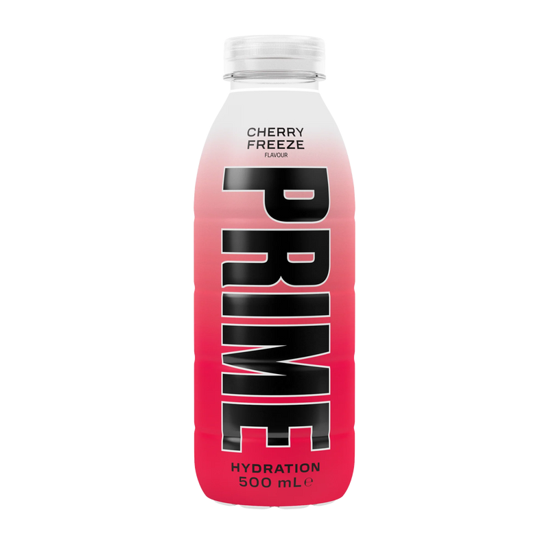Prime Hydration Drink Cherry Freeze Flavour 500ml - Case of 12 [Best Before: 31/12/2024]