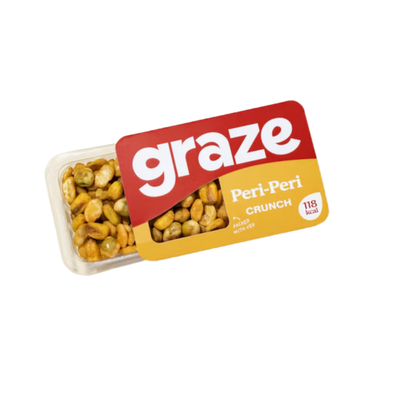 Graze Peri Peri Crunch 28g - Case of 9 [Best Before: 10/11/2025]