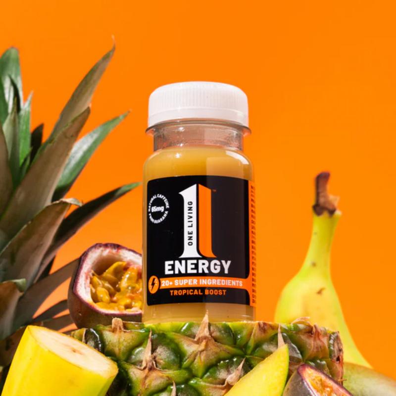 OneLiving Energy Tropical Boost Health Shots 100ml - Case of 8