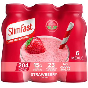 Slimfast Strawberry High Protein Meal Shake 325ml - Case of 6 [Best Before: 30/09/2025]