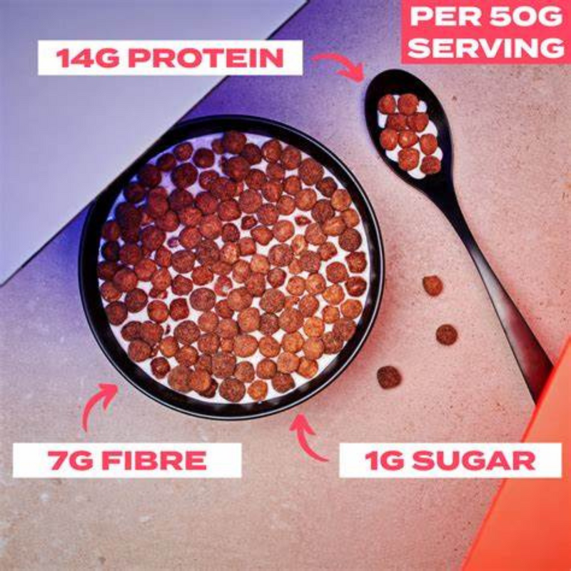 ELEAT Chocolate Triumph Flavour High Protein Cereal 50g - Case of 8