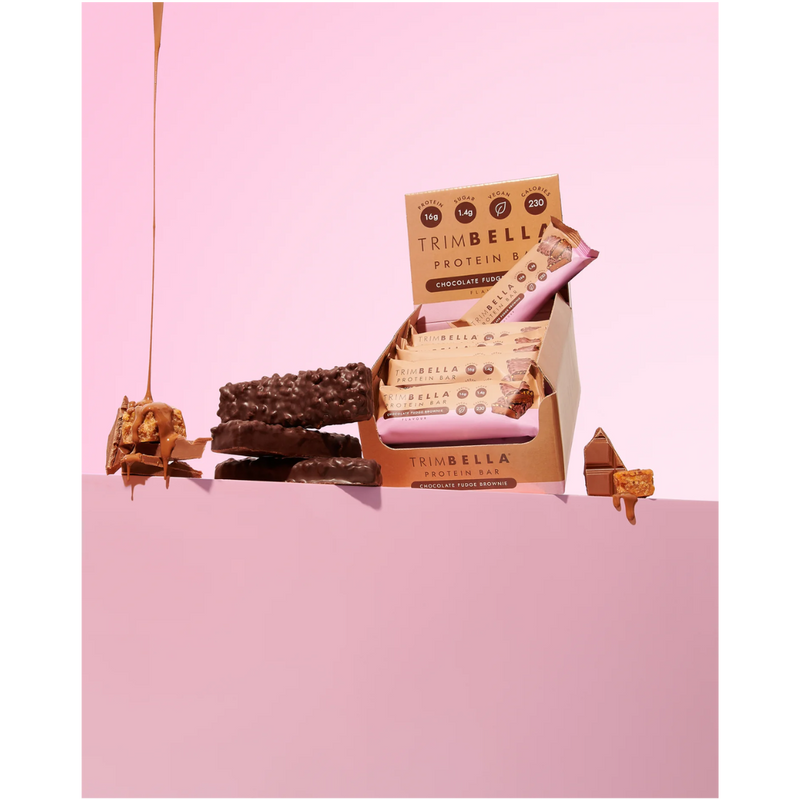 Trimbella Chocolate Fudge Brownie Protein bar 60g - Case of 15 [Best Before: 09/10/2025]