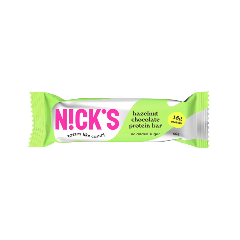 Nick's Hazelnut Chocolate flavour Protein bar 50g - Case of 12