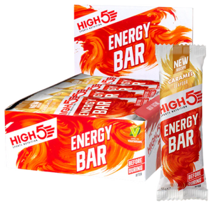 High5 Caramel Flavour Energy bar 55g - Case of 12 [Best Before: 30/09/2025]