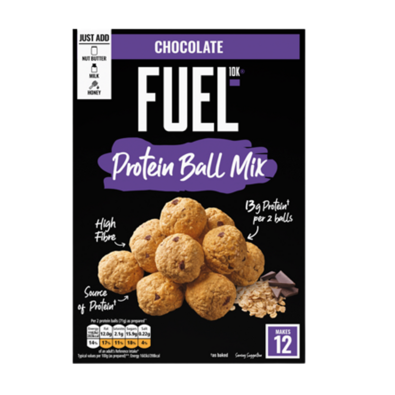 Fuel10k Chocolate Protein Ball Mix 200g - Case of 7 [Best Before: 30/09/2025]