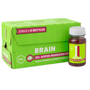 OneLiving Brain Cherry Apple Health Shots 100ml - Case of 8