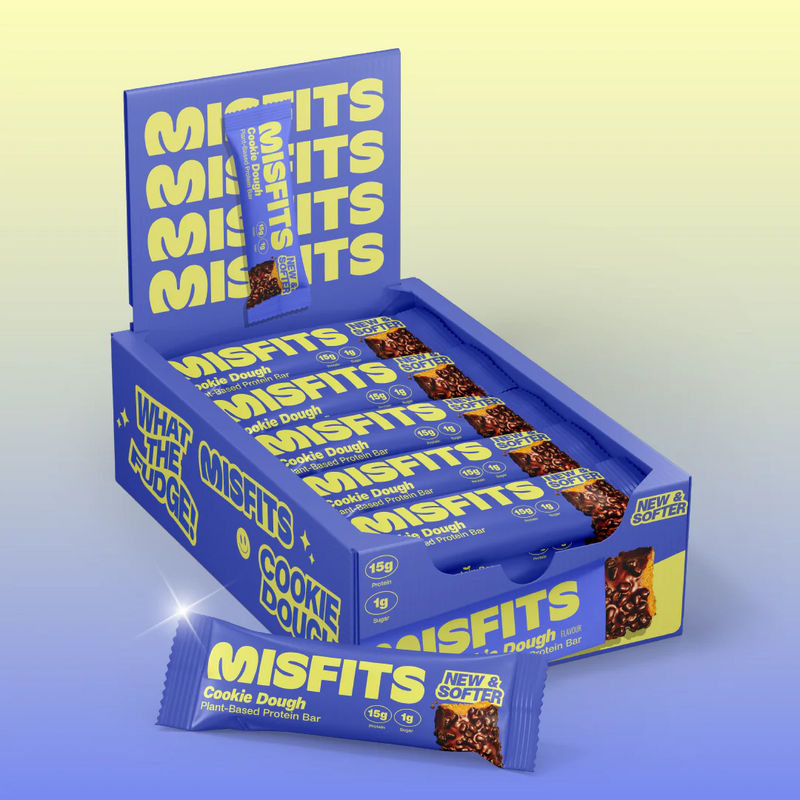 Misfits Cookie Dough Protein bars 50g - Case of 15