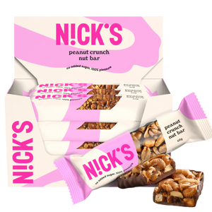 Nick's Peanut Crunch Nut bar 40g - Case of 12