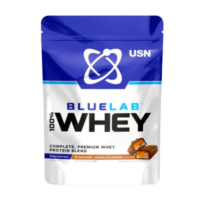 USN Blue Lab Whey Protein Chocolate Caramel 476g [Best Before: 27/11/2025]