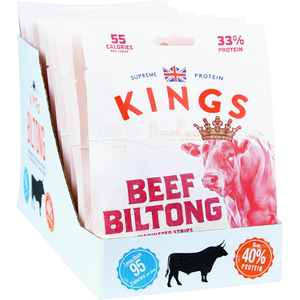 Kings Rib Eye Biltong 25g - Case of 12
