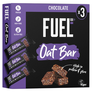 Fuel10K Protein Chocolate Oat Bar - 3 x 45g Multipack [Best Before: 19/10/2025]