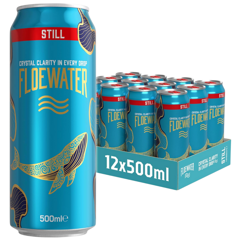 Floewater Ultrafiltered Still Water 500ml - Case of 12 [Best Before: 05/11/2025]