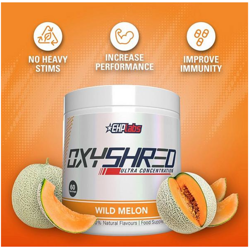 EHP Labs Oxyshred Ultra Concentration Wild Melon 276g [Best Before: 01/11/2025]