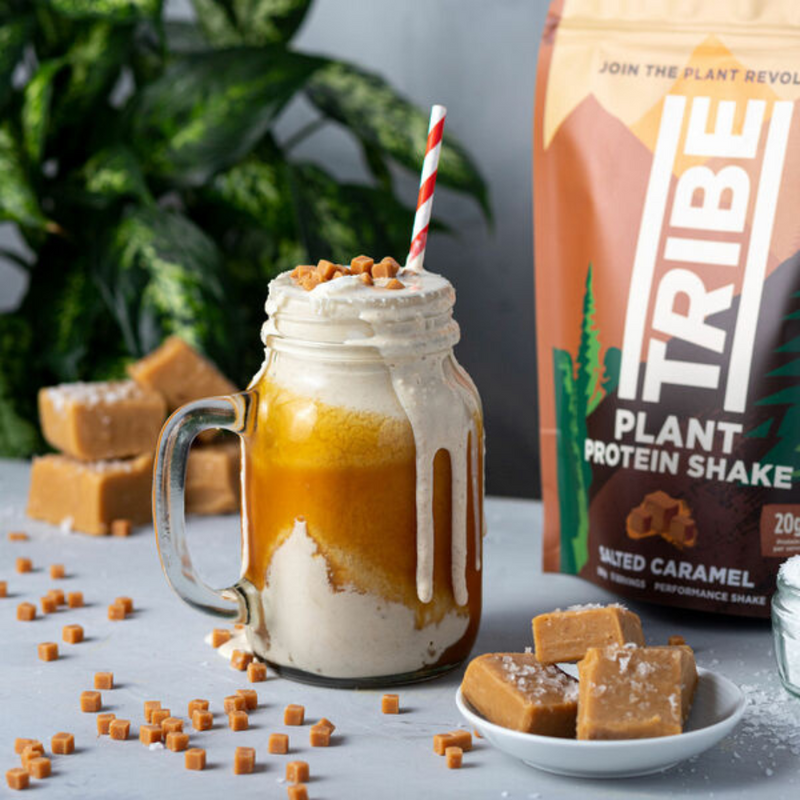 Tribe Salted Caramel Flavour Plant Protein Shake 500g