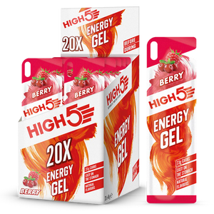 High5 Energy Gel Berry 40g - Case of 20 [Best Before: 30/10/2025]