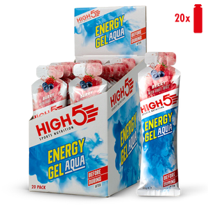 High5 Aqua Energy Gel Berry 66g - Case of 20 [Best Before: 31/10/2025]