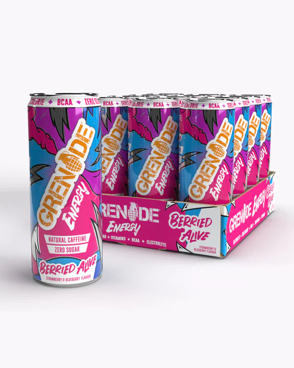 Grenade Berried Alive Energy Drink 330ml - Case of 12 [Best Before: 30/04/2025]