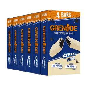 Grenade Protein Bars Oreo White Bars 4pk x 60g - Case of 6