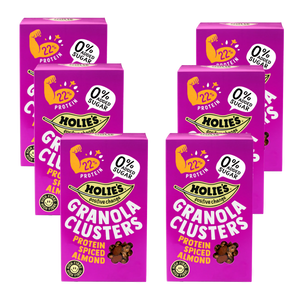 Holies Granola Clusters Almond Protein 400g - Case of 6 [Best Before: 12/04/2026]