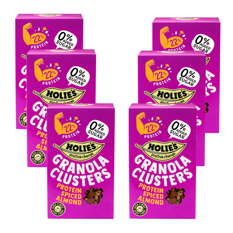 Holies Granola Clusters Almond Protein 400g - Case of 6 [Best Before: 12/04/2026]
