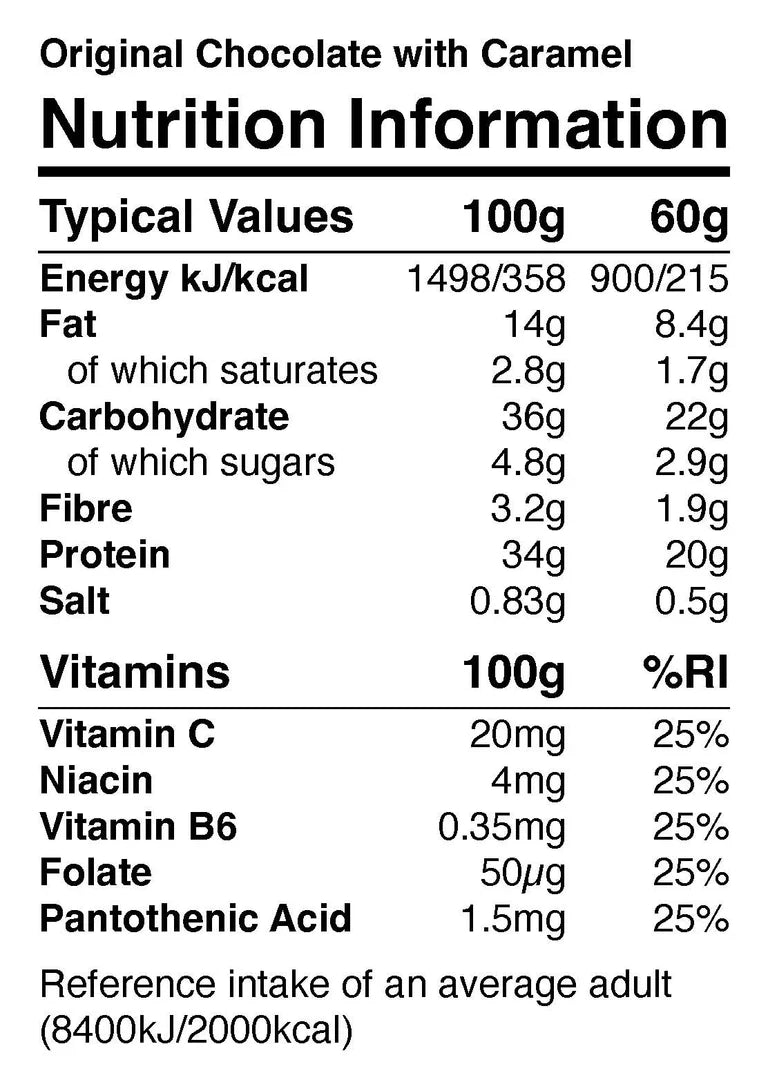 NutriFX Workfit Power Protein bar Original Chocolate flavour (4 x 60g multipack) [Best Before: 20/08/2025]