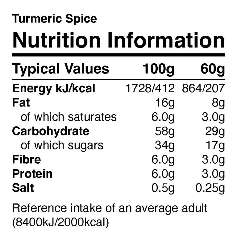 NutriFX Workfit Turmeric Spice Spark Bites (5 x 50g multipack) [Best Before: 03/12/2025]