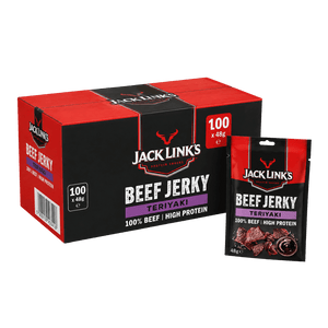 Jack Links Teriyaki Beef Jerky 100g - Case of 48 [Best Before: 19/08/2026]