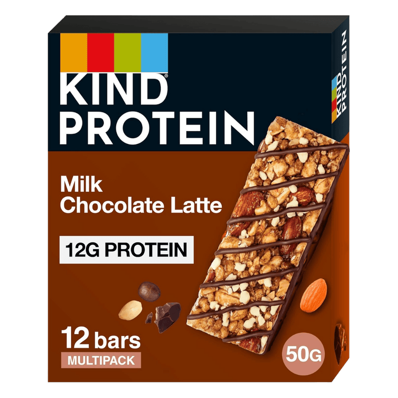 KIND Protein Milk Chocolate Latte flavour bar 50g - Case of 12