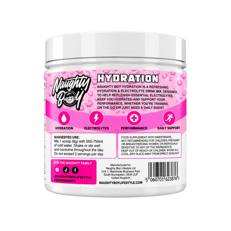 Naughty Boy Hydration Pink Lemonade - 15 Servings