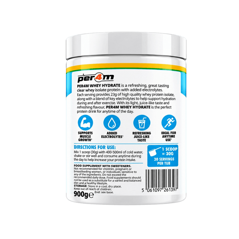 Per4m Whey Hydrate 900g (Mango Coconut)