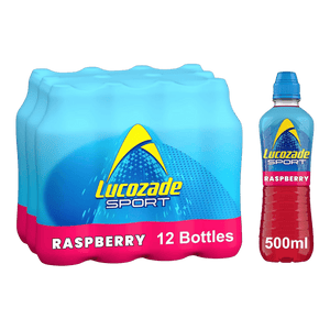 Lucozade Sport Raspberry Sports Drink 500ml Case of 12