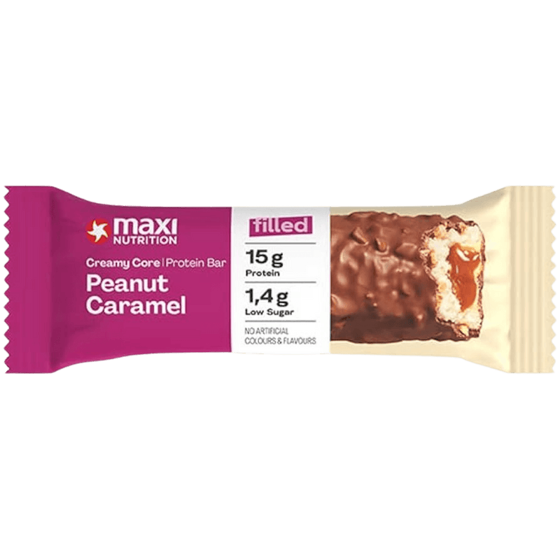 MaxiNutrition Peanut Caramel Creamy Core Protein Bar 45g - Case of 12