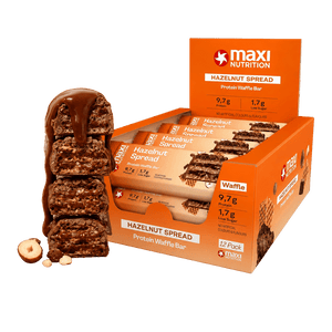 Maxinutrition Hazelnut Protein Waffle bar 39g - Case of 12 [Best Before: 10/06/2026]